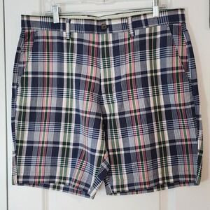 NWT J.Crew Plaid Shorts 9" Inseam Casual Comfort Size 36